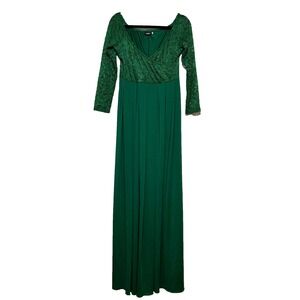 Malliza Vintage Fairy Grunge Lace Maxi Dress Womens Small Elegant Regal Glam